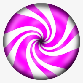 Transparent Mint Candy Clipart - Purple Peppermint Candy Clip Art, HD Png Download, Transparent PNG