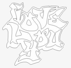 28 Collection Of I Love You Graffiti Coloring Pages - Graffiti I Love You, HD Png Download, Transparent PNG