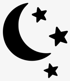 Moon Stars - Star And Moon Clipart, HD Png Download, Transparent PNG