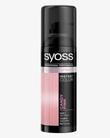 Syoss Com Color Color Spray Candy Pink - Syoss Hair Color Spray, HD Png Download, Transparent PNG