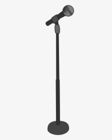 Images For Cartoon Microphone Stand - Microphone With Stand Clipart, HD Png Download, Transparent PNG