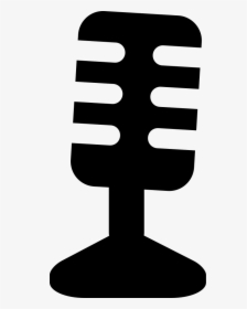 Condenser Microphone With Small Stand - Condenser Mic Icon, HD Png Download, Transparent PNG