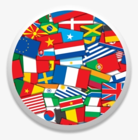 Transparent Latin America Flags Png - Latin American Flags In Circle, Png Download, Transparent PNG
