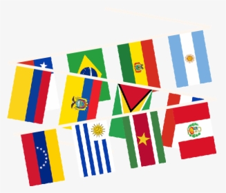 Clip Art Flag Of South America - South America Flag Bunting, HD Png Download, Transparent PNG
