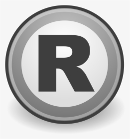 Registered Trademark Logo Gray, HD Png Download, Transparent PNG