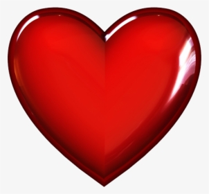 Download 3d Red Heart Png Transparent Image For Designing - Love Picture Of Heart, Png Download, Transparent PNG