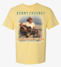 Trip Around The Sun Yellow Photo Tee - Kenny Chesney Around The Sun Tour Shirts, HD Png Download, Transparent PNG