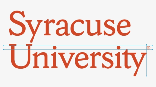 Secondary Syracuse Wordmark Trademark Symbol Is Placed - Official Syracuse University Logo, HD Png Download, Transparent PNG