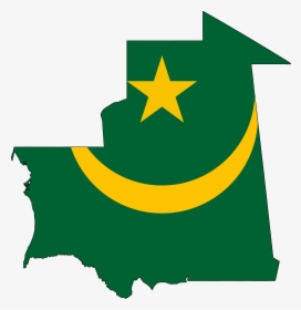 Mauritania Flag Map Png, Transparent Png, Transparent PNG