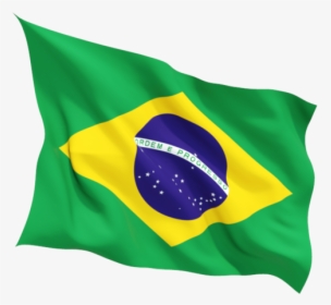 Brazil Waving Flag Png, Transparent Png, Transparent PNG
