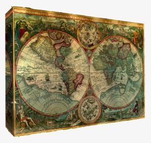 Old World Atlas Map, HD Png Download, Transparent PNG
