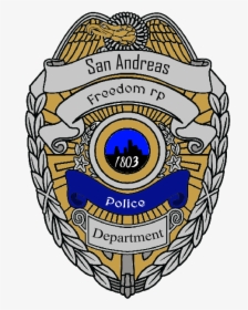 San Andreas Police Badge, HD Png Download, Transparent PNG