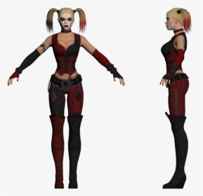 Download Zip Archive - Batman Arkham City Harley Quinn Model, HD Png Download, Transparent PNG
