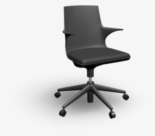 Spoon Office Chair By Kartell - Office Chair 3d Png, Transparent Png, Transparent PNG