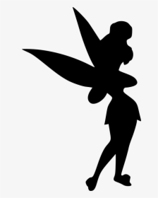 I Speak In Disney Song Lyrics And Doctor Who Quotes - Disney Silhouette Tinkerbell, HD Png Download, Transparent PNG