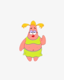 #spongebob #patrick #patrickstar #star #girl #meme - Patrick Star Girl, HD Png Download, Transparent PNG