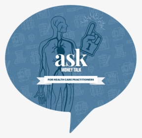 Askmoneytalk Logo With Medical Diagram - Ask Money Talk Logo, HD Png Download, Transparent PNG