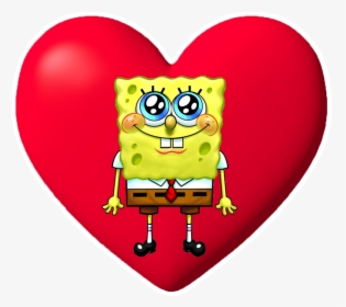 Spongebob Heart Freetoedit Patrick Squidward Mrkrabs - Spongebob Squarepants Hearts, HD Png Download, Transparent PNG