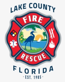 Lake County Fire Rescue Logo - Lake County, Florida, HD Png Download, Transparent PNG