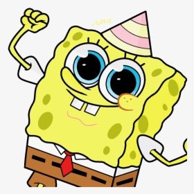 Transparent Happy Bday Png - Spongebob Happy Birthday Png, Png Download, Transparent PNG
