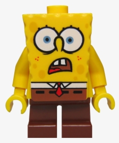Scaredbob - Lego Spongebob Faces, HD Png Download, Transparent PNG
