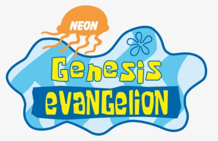 Neon Evangehon Neon Genesis Evangelion - Neon Genesis Evangelion Spongebob, HD Png Download, Transparent PNG