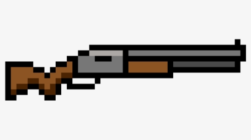 Fortnite Pump Shotgun - Pump Shotgun Pixel Art, HD Png Download, Transparent PNG