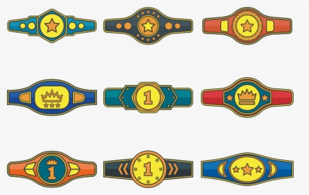 Championship Belt Trophy Transprent - Clipart Png Boxing Belt, Transparent Png, Transparent PNG