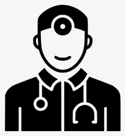 Doctor Physician Medicine Hospital - Doctor Black And White Png, Transparent Png, Transparent PNG