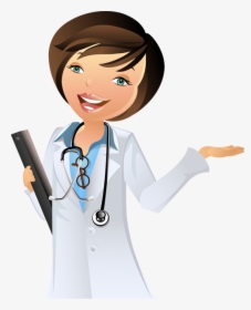 Doctor Girl Png & Transparent Images - Doctor Cartoon Images Png, Png Download, Transparent PNG