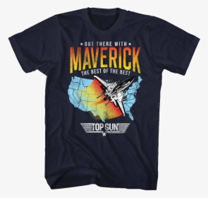 Out There With Maverick Top Gun T-shirt - Sunday Tell All Your Friends, HD Png Download, Transparent PNG