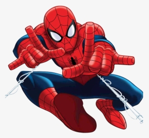 Spiderman Clipart Quality Cartoon - Ultimate Spiderman Png, Transparent Png, Transparent PNG