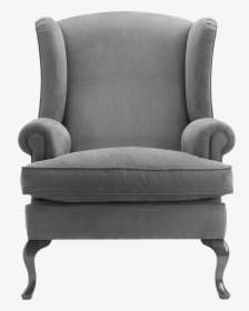 Grey Armchair - Armchair Png, Transparent Png, Transparent PNG