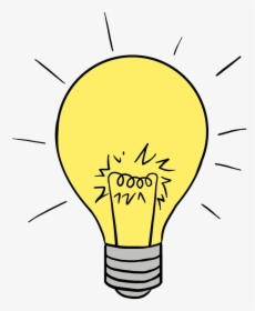 Light Bulb Easy Drawing, HD Png Download, Transparent PNG
