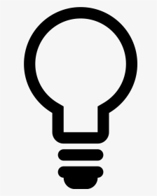 Light Bulb Outline Png, Transparent Png, Transparent PNG
