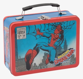 Amazing Spider-man Large Tin Tote - Spiderman Lunchbox, HD Png Download, Transparent PNG