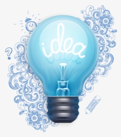 Bright Ideas - Creative Light Bulb Png, Transparent Png, Transparent PNG