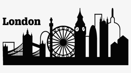 London Skyline Drawing Easy, HD Png Download , Transparent Png Image