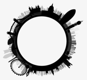 Circle,hardware Accessory,line - London Skyline, HD Png Download, Transparent PNG